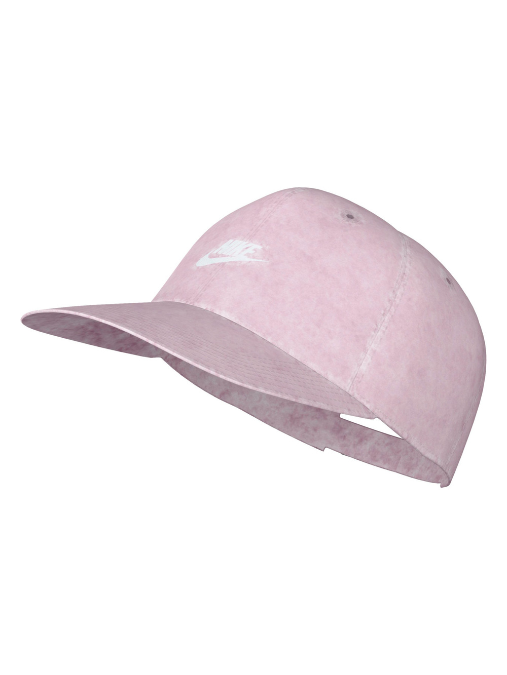 Unisex Adult Club Unstructured Futura Wash Cap Hat | Pink Foam, White | Size L